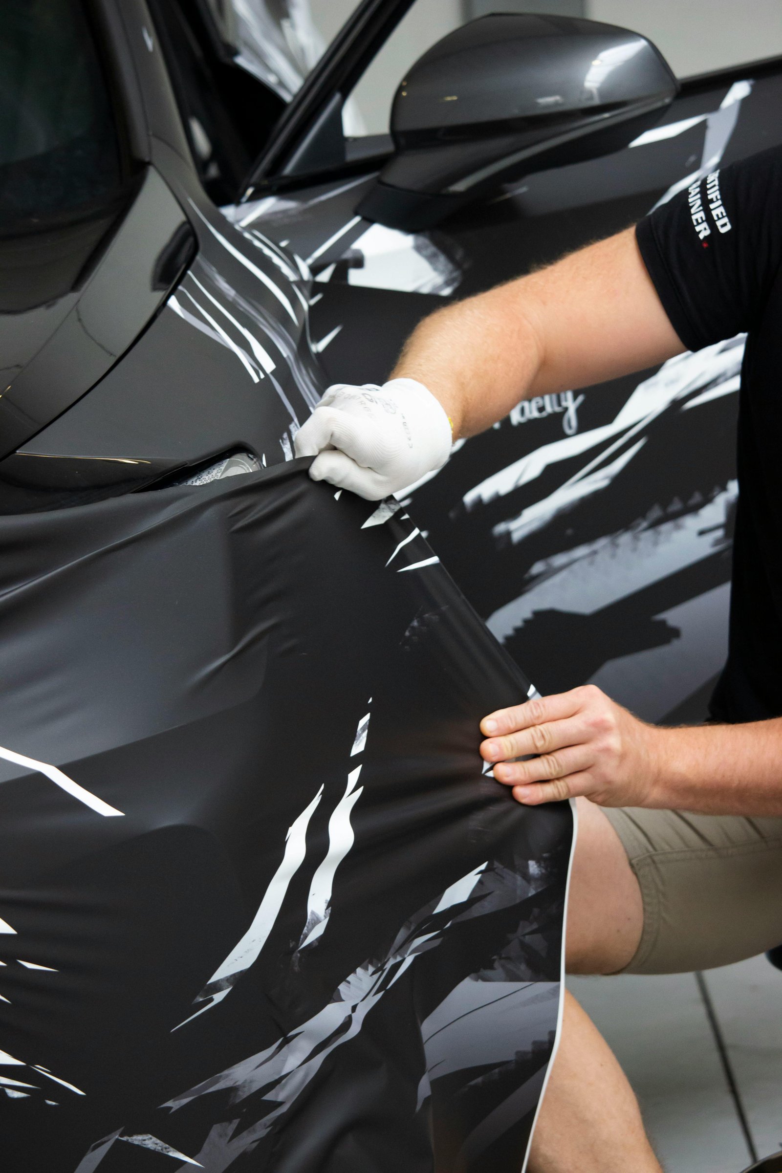 Car wrap detail